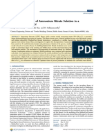 Thermal Denitration of Ammonium Nitrate Solution in A Fluidized-Bed Reactor