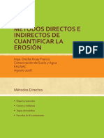 2.1 Métodos Directos e Indirectos de Cuantificar La Erosión