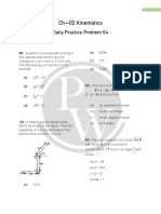 Kinematics DPP 04