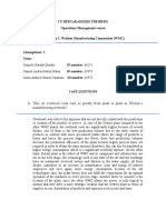 Case Study 1. Wriston Manufacturing Corporation Lösungsteam 2