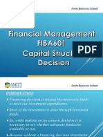 Capital Structure Decision