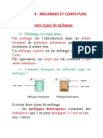 Chapitre 4 Melanges Et Corps Purs Livret Docx