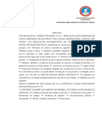 Demanda de Divorcio Juicio Ordinario