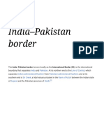 India-Pakistan Border - Wikipedia