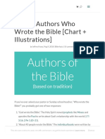 Who Wrote The Bible - Meet The 35 (Traditional) Authors