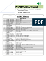 Acme Pharma PCD Product Sheet