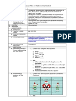 Lesson Plan Math 3