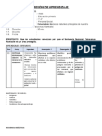 Sesión de Aprendizaje Conozcamos Las Áreas Naturales Protegidas de Nuestra Localidad.