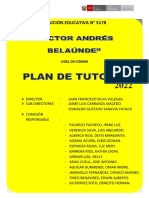 Plan de Tutoria 2022