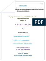 A Comperative Study of Financial Statement Analysis of State Bank of India and Axis Bank