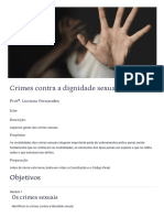 Crimes Contra A Dignidade Sexual