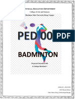 Badminton Module