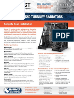 Cummins qsk50 Turnkey Radiator