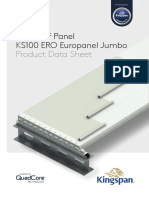 Kingspan Europanel Jumbo KS100 ERO Datasheet MEATCA en