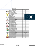 Listado de Precio de Alimentos Saher Group 1509