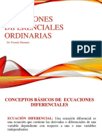 Ecuaciones Diferenciales Ordinarias