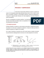 Tema Nro. 2 Procesos y Subprocesos - Documento