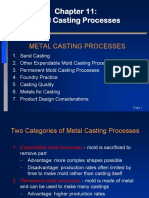 Chapter 11-Metal Casting Processes