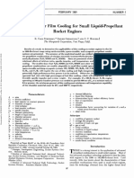 Design Criteria For Film Cooling For Small Liquid-Propellant Rocket Engines