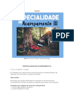 Especialidade de Acampamento 3