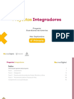 Ficha Didáctica - Proyecto Integrador - Sexto Grado, Septiembre