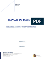 Manual de Registro de Capacitaciones