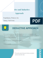 Deductive and Inductive