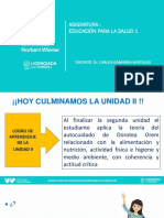 EPSI SEMANA 7 Educación para La Salud AUTOCUIDADO..