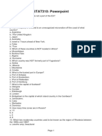 STAT310 Cheat Sheet 3