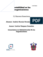 Contabilidad en Las Organizaciones Razones Financieras Andres Fernandez