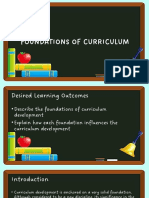 2 - Foundations of Curriculum