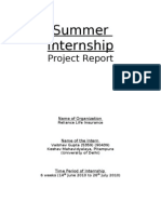 Summer Internship: Project Report