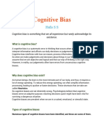 Cognitive Bias 