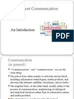 Lecture 1 - Introduction To Development Communication