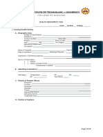 Physical Assessment Form