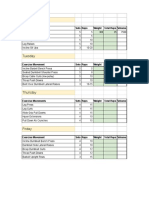 Hypertrophy Plan