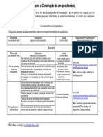 Guião para A Construção de Um Questionário