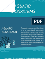 Aquatic Ecosystems