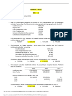 ACCOUNTING FOR SPECIAL TRANSACTIONS Final Exam