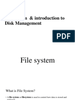 Lec 7 File System & Disk Management