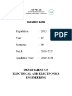 8th Sem EEE QB