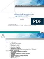 Uni 2 Elaboración de Presupuestos en Organizaciones Sociales