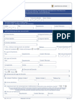 Fecha y Lugar de Diligenciamiento Del Formulario:: Datos Personales Del Solicitante