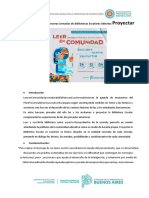 LEER EN COMUNIDAD - PROYECTAR - Documento Base