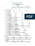 Math 6 Diagnostic Test (AutoRecovered)