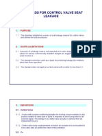 Control Valve Test Procedure