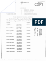 State of Texas Witness Supoena List - Warrens Jeffs' Wives