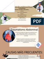 Unidad 2 Tema: Trauma Abdominal Equipo 3: Dulce España Rodriguez Daniel Hernadez Lopez Seydi Orilla Tun Liam Ravell Castillo Heberto Zetina Gomez