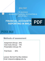 L1 Reporting Environment