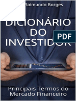 Dicionário Do Investidor - Principais Termos Do Mercado Financeiro - José Raimundo Borges